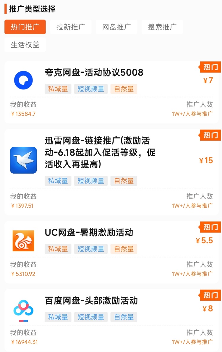 蜂小推-網(wǎng)盤拉新推廣授權(quán)一級渠道！